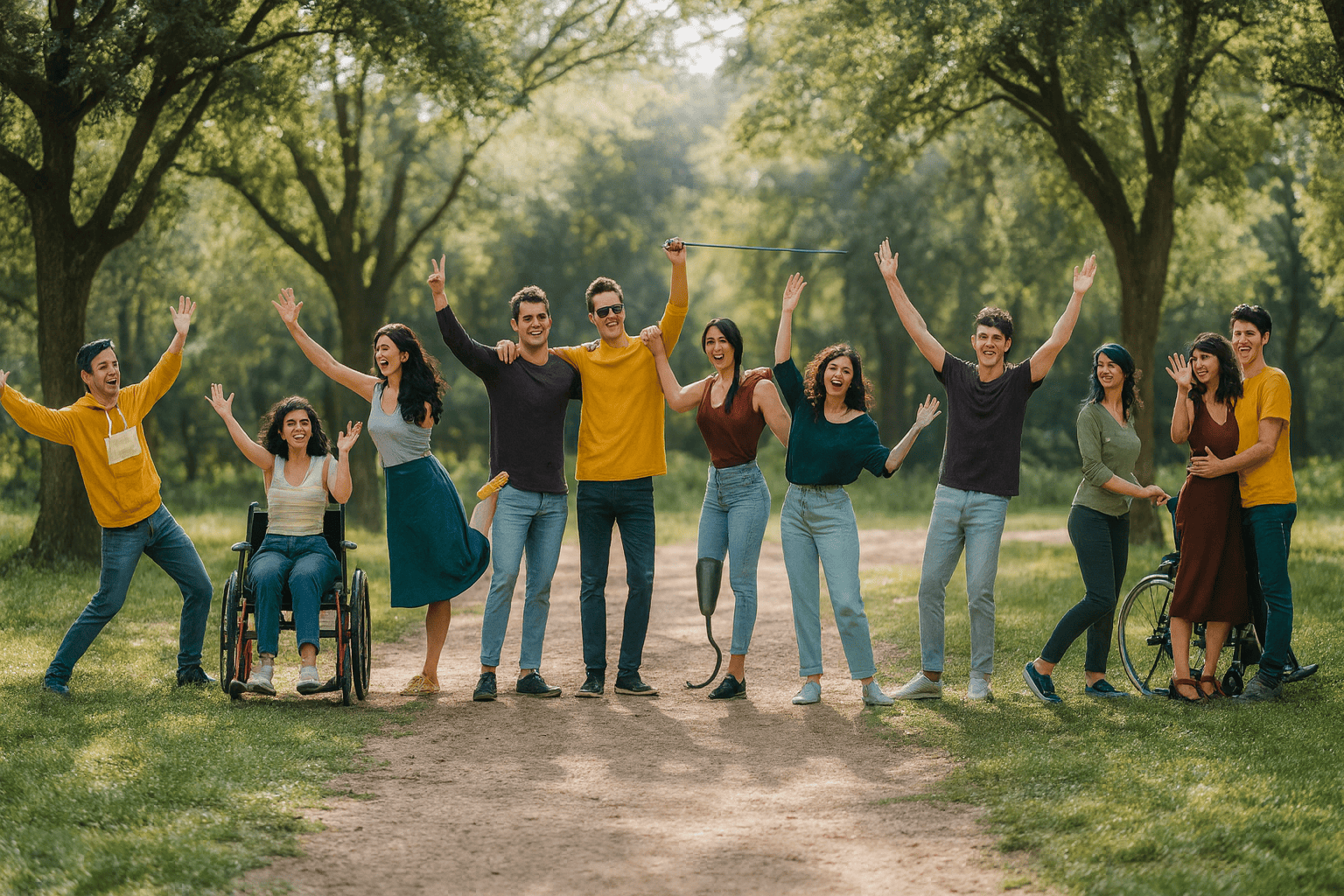 Mann drückt Knopf in einem Wabenmuster